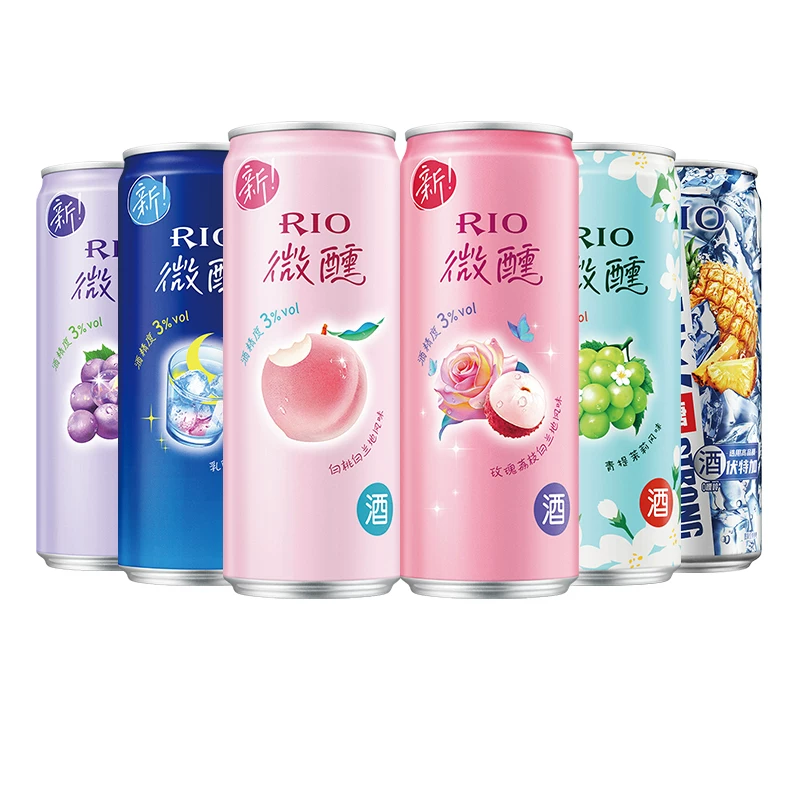 锐澳 果酒预调酒微醺强爽zero组合330ml*6罐 25.76元 - 线报酷