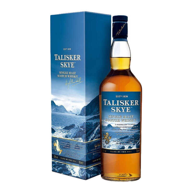 TALISKER 泰斯卡 斯凯岛 苏格兰 单一麦芽威士忌 1000ml 236.55元