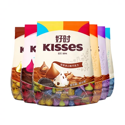 百亿补贴：kisses巧克力牛奶好时500g（约110粒） 41.9元（3人团）
