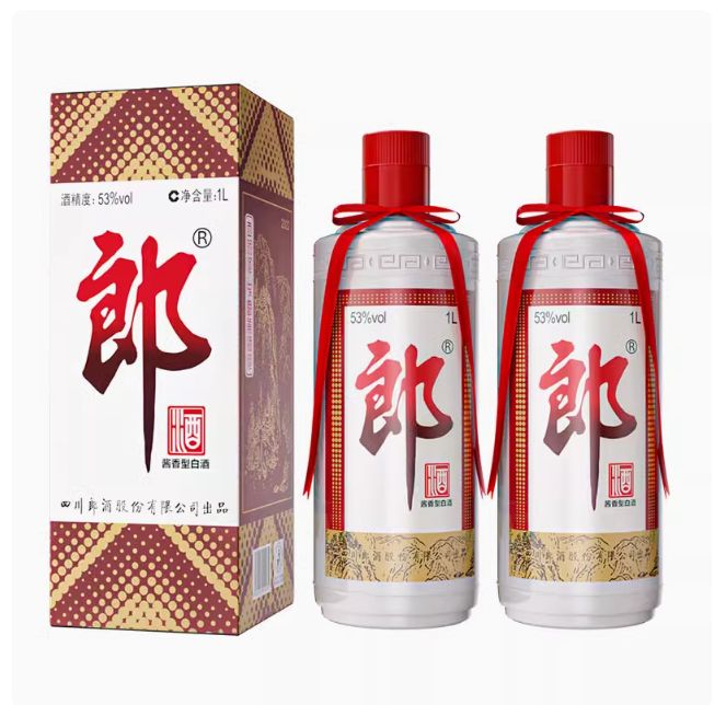 LANGJIU 郎酒 郎牌郎酒 53%vol 酱香型白酒 1000ml*2瓶+手提袋 712.42元（需用券）