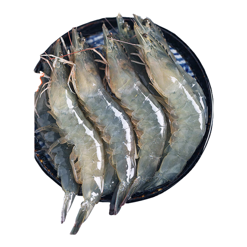PLUS会员:海头湾虾 厄瓜多尔南美白虾 毛重4斤（大号30/40条） 57.33元包邮（需