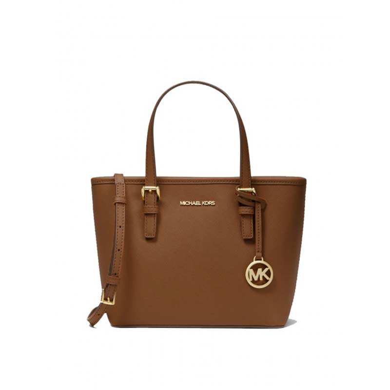 88VIP：MICHAEL KORS 迈克·科尔斯 JET SET TRAVEL系列 女士手提包 35T9GTVT0L LUGGAGE 牛