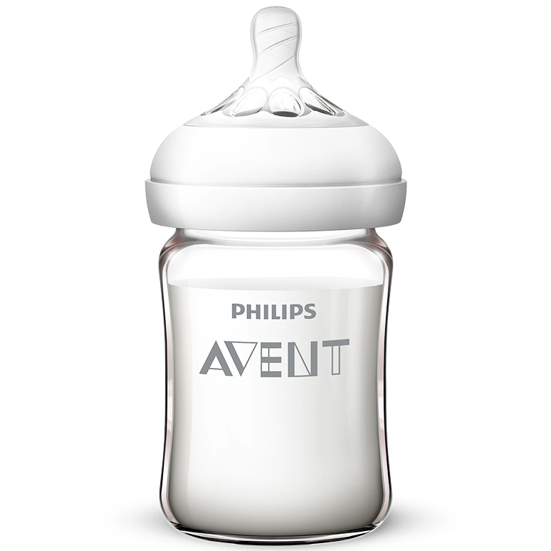 AVENT 新安怡 自然顺畅系列 SCF678/33 玻璃奶瓶 160ml 0月+ 99元