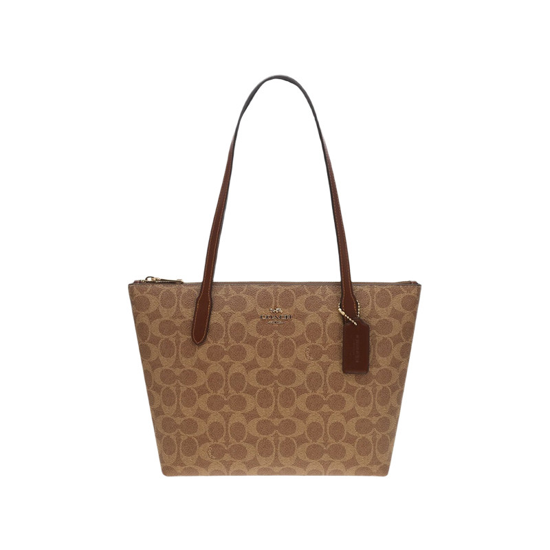 COACH 拉链托特包单肩包购物袋妈咪包奢侈品女包 949.54元