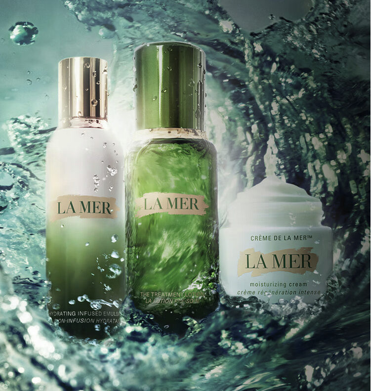 LA MER 海蓝之谜 分时修护套装(精萃水150ml+精萃乳50ml+面霜30ml+赠护手霜30ml*4+