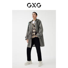 GXG 男装22年春季春日公园系列绿色风衣 125.55元
