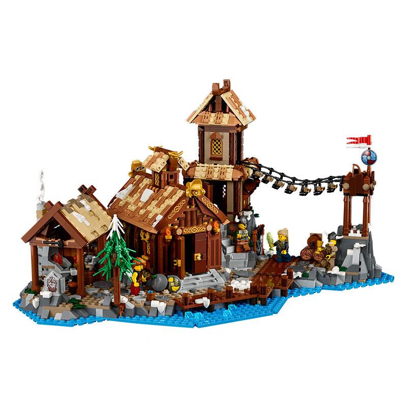 LEGO 乐高 IDEAS系列拼搭积木玩具成人粉丝收藏级生日礼物 21343 维京村庄 675元