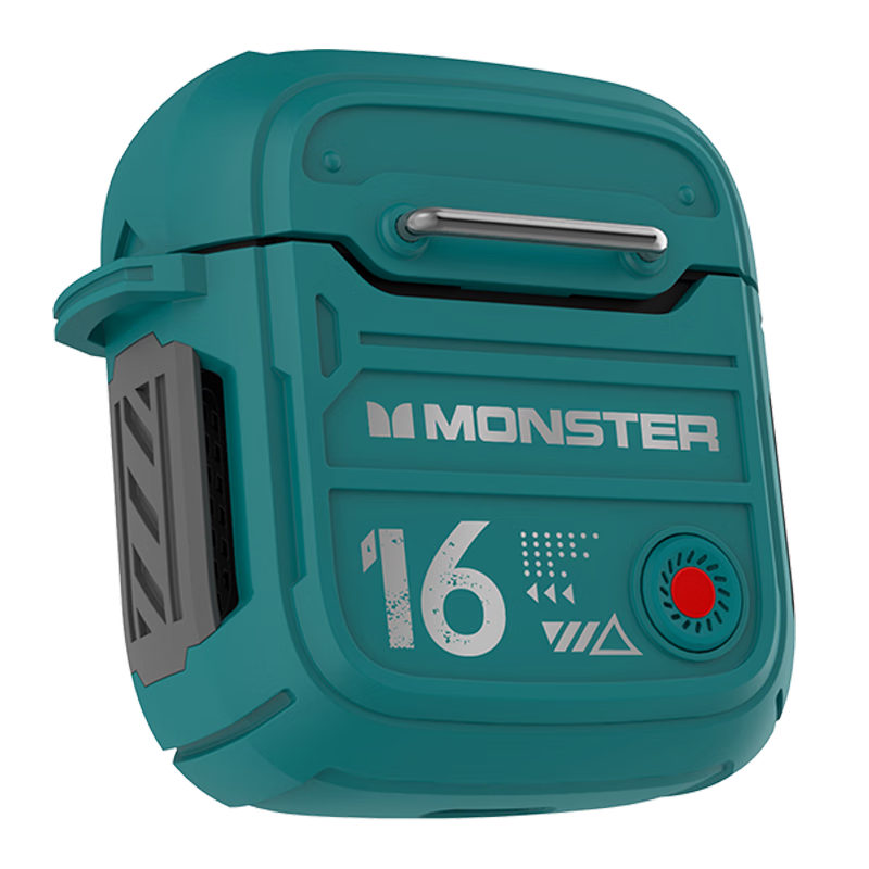 京东百亿补贴：Monster 魔声 【机甲风】XKT16半入耳式蓝牙耳机 59.99元包邮(plus