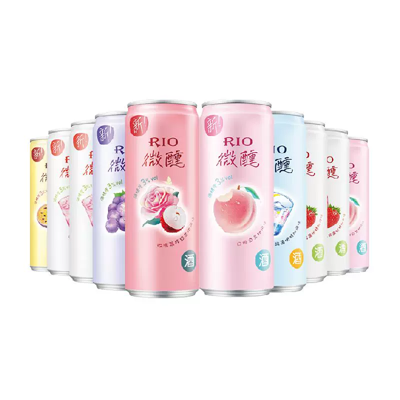 RIO 锐澳 微醺系列预调酒 330ml*10瓶 混合口味 ￥51.05