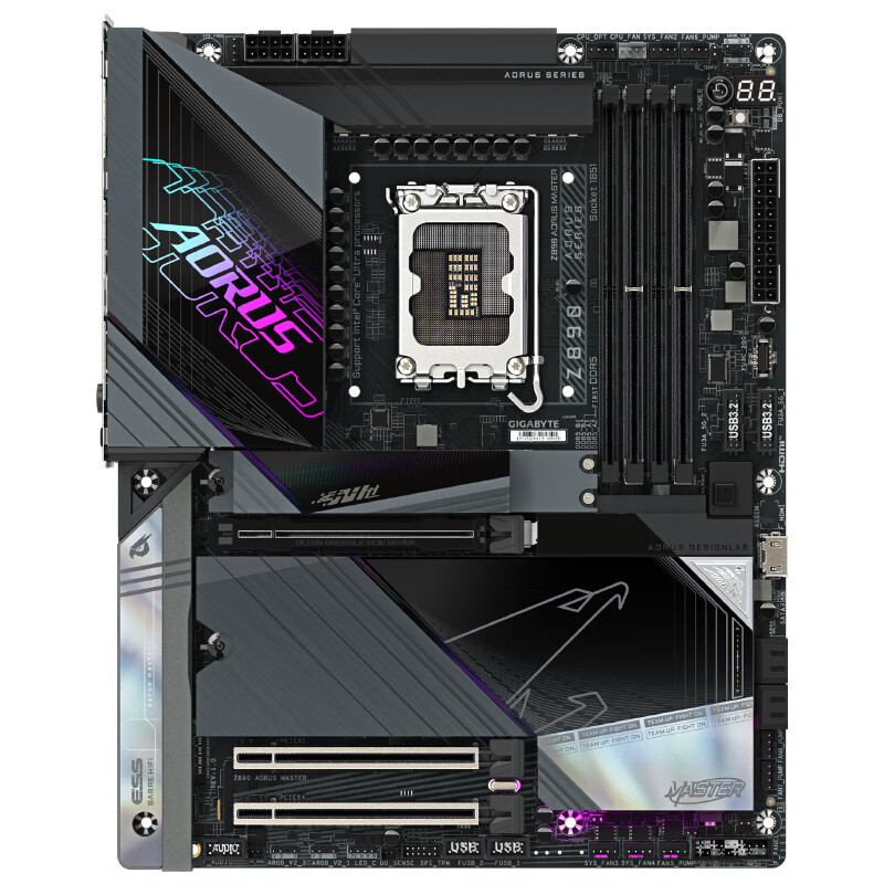 24日23点：GIGABYTE 技嘉 超级雕Z890 AORUS MASTER ATX主板 LGA 1851 4999元