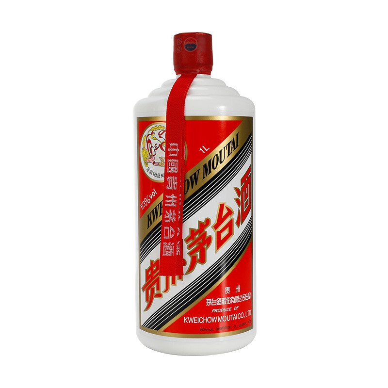 MOUTAI 茅台 飞天茅台 1000ml 53%vol 酱香型白酒 单瓶装 3940.6元