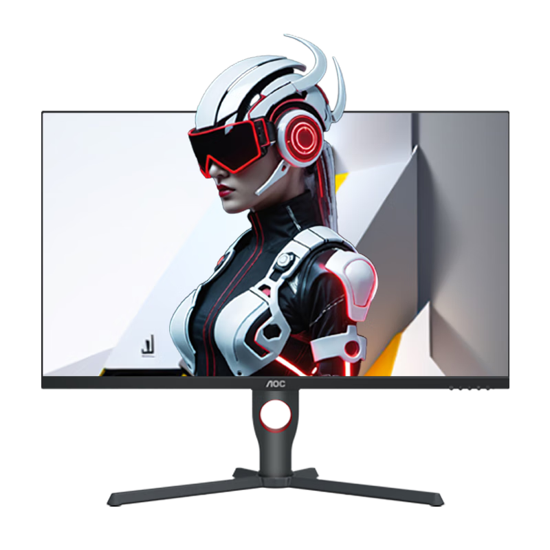 PLUS：AOC 27英寸 FastIPS 240Hz超频260Hz 1ms响应 HDR 低蓝光不闪 小钢炮 PS5游戏电竞