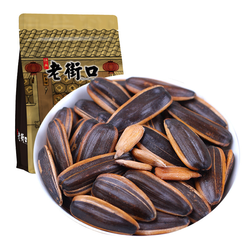 老街口 瓜子 山核桃味 500g 10.9元