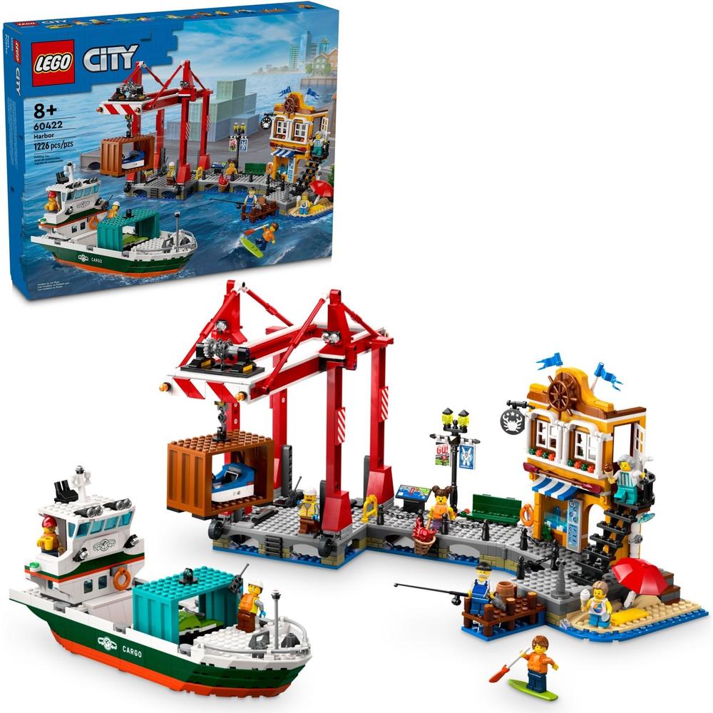 LEGO 乐高 City城市系列 60422 海港与货船 744元（需用券）