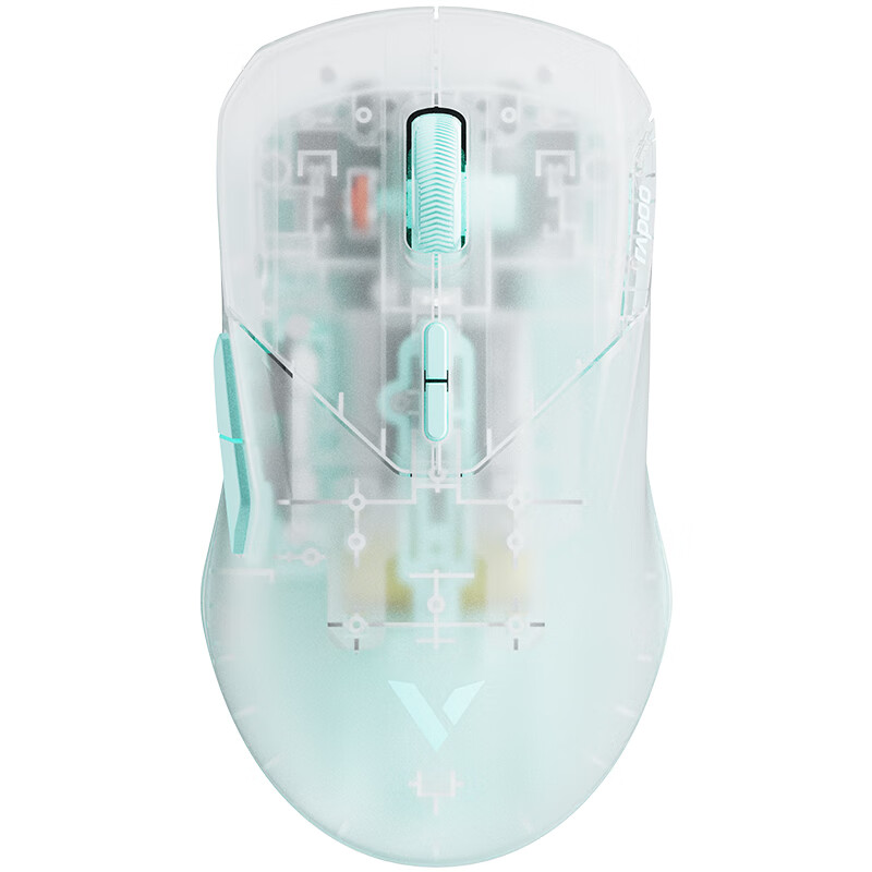 RAPOO 雷柏 VT9Air 2.4G双模无线鼠标 26000DPI 半透明蓝色 187.51元