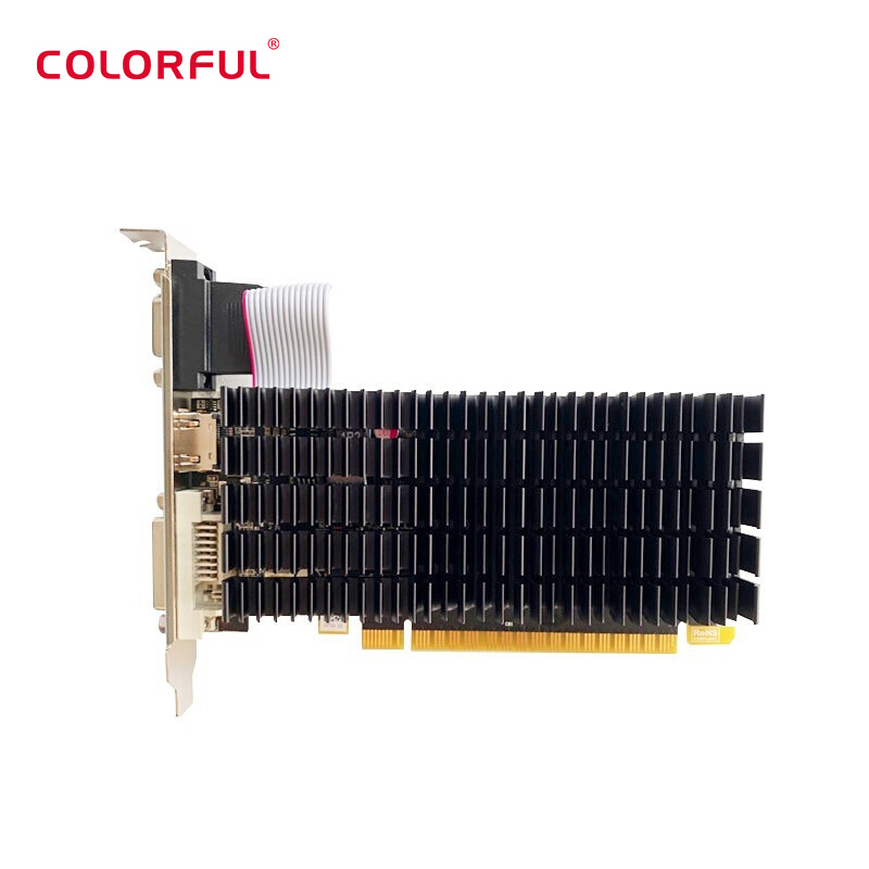 COLORFUL 七彩虹 GT 710 黄金版 1030 /1010 2G 游戏办公独立电脑显卡 GT 199元