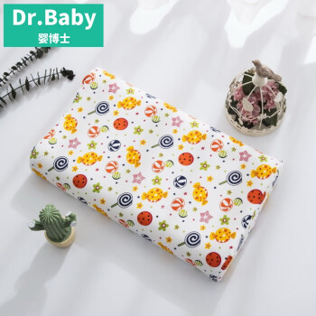 婴博士 Dr.Baby 婴博士 儿童天然高含量乳胶枕 枕芯+枕套 ￥28.8