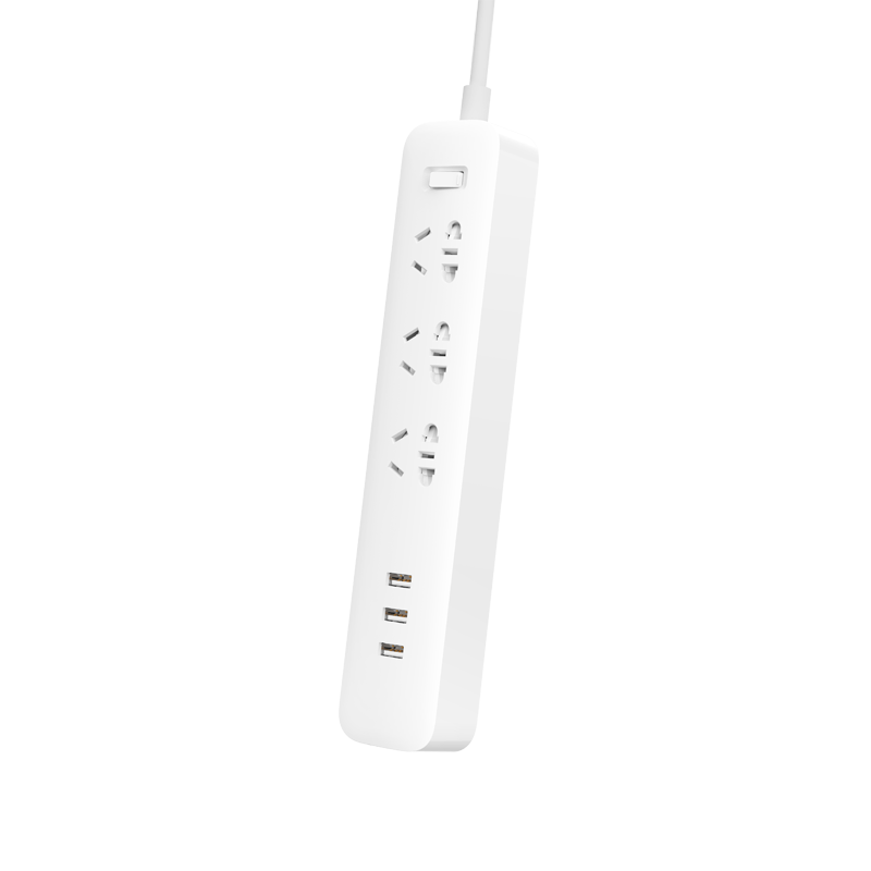 MIJIA 米家 XMCXB01QM 三孔带USB插线板 白色 快充版 34.9元