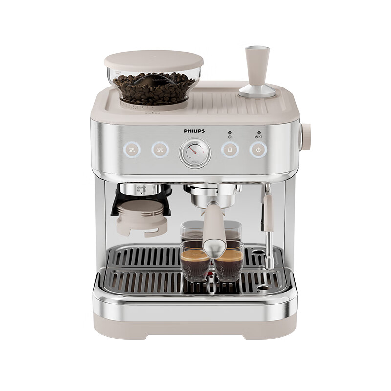 PHILIPS 飞利浦 PSA2218/50 双子星系列半自动咖啡机 2999元