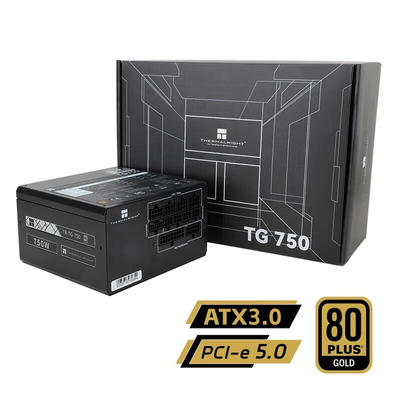 利民 TG750 金牌（90%）全模组ATX电源 750w 399元