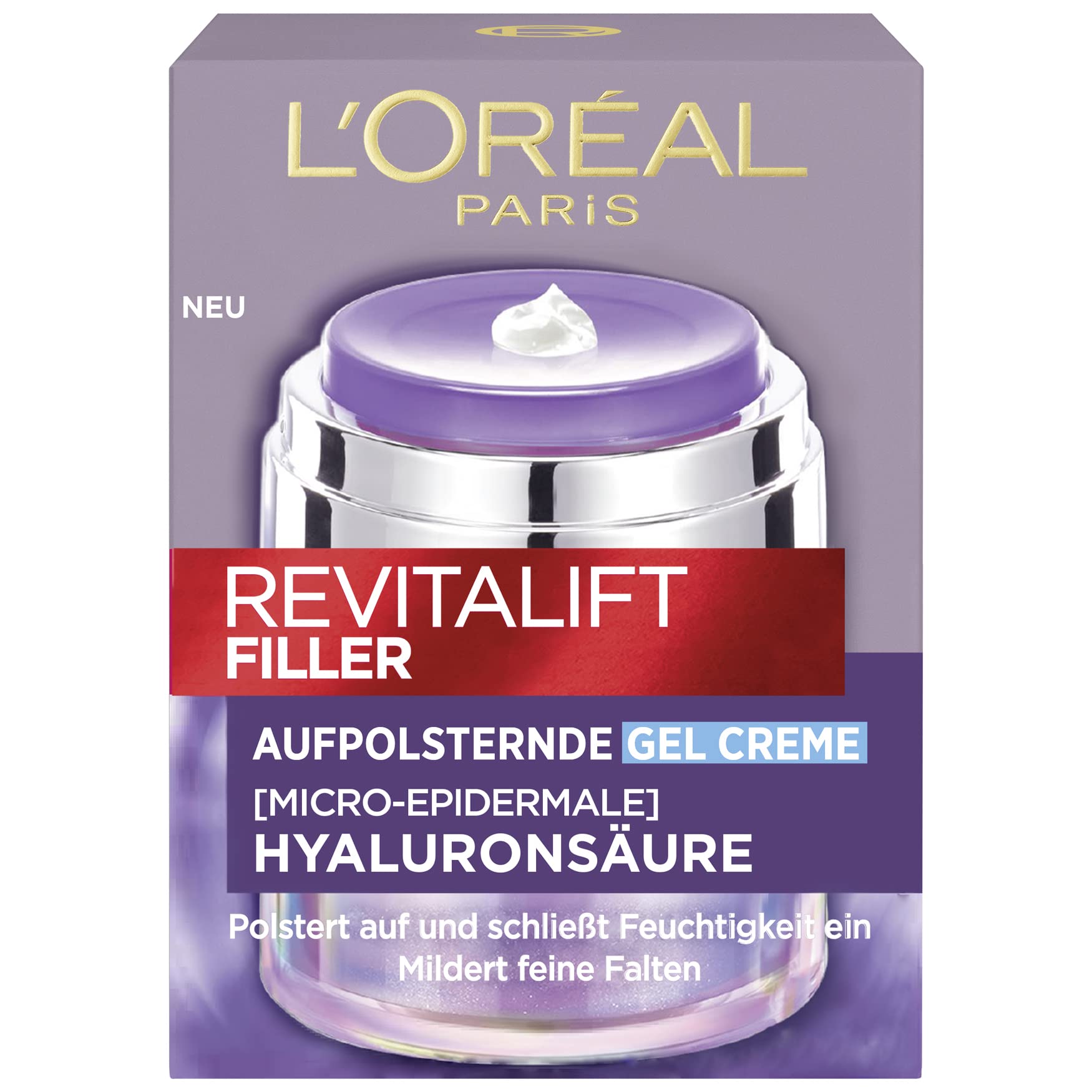 L'OREAL PARIS 抗衰老面霜 Revitalift Filler 50ml 113.89元包邮（含税）