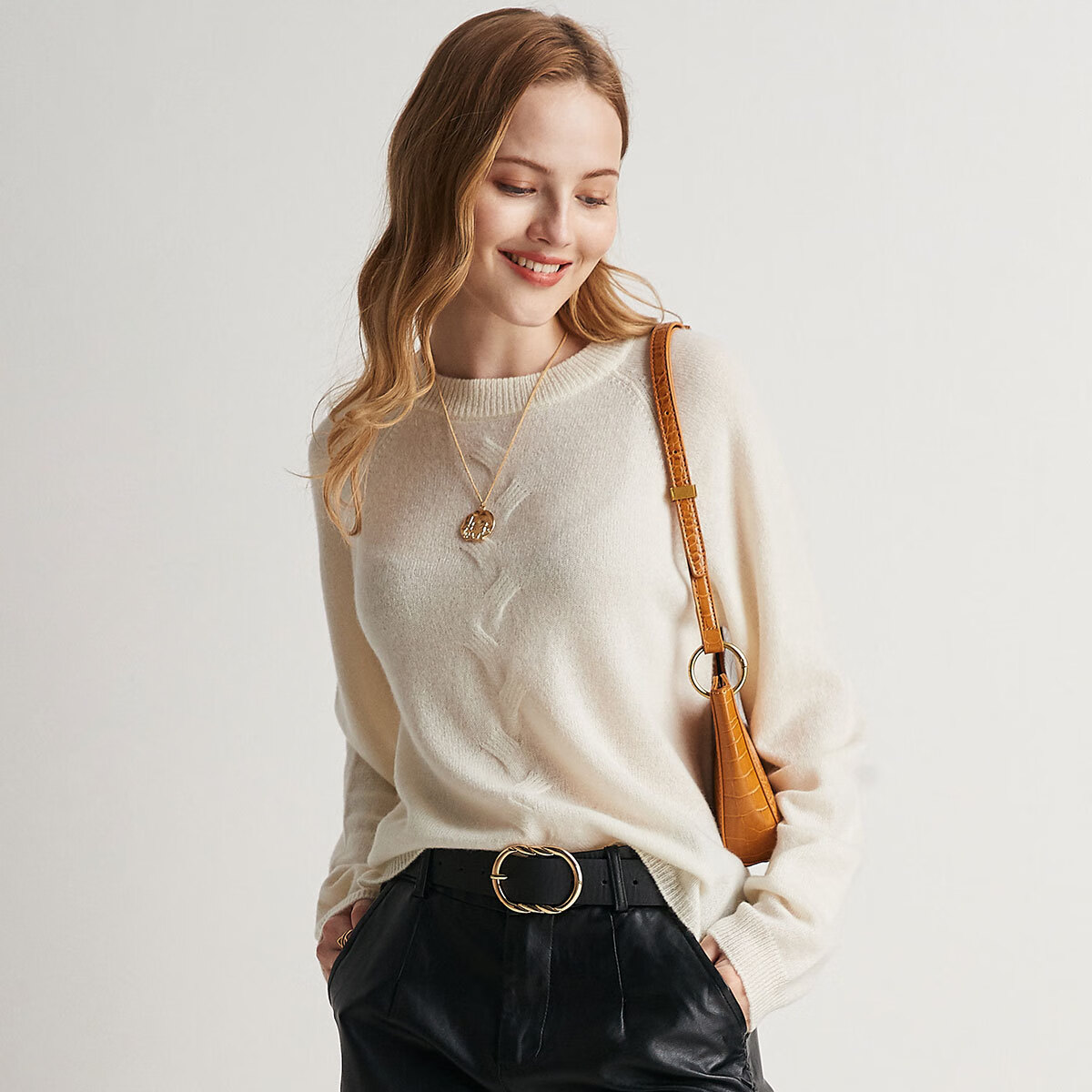 PALUOPO 帕罗 星空彩纱圆领100%山羊绒衫毛衣（多款任选） 543.6元（需用券）