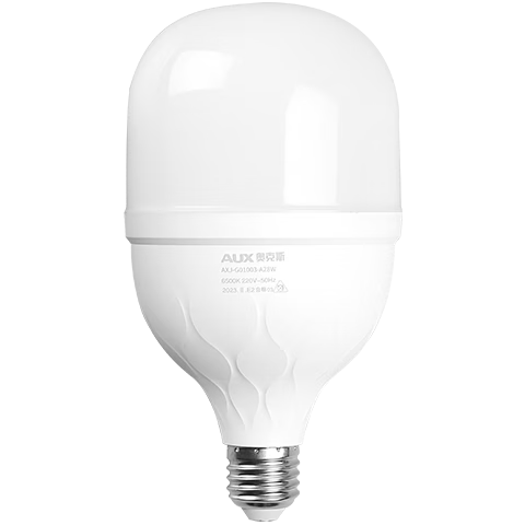 PLUS会员、京东百亿补贴：奥克斯（AUX）LED灯泡节能灯泡 E27大螺口 18瓦白光 7