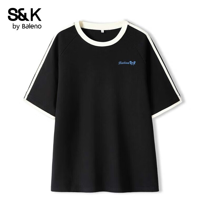 班尼路 断码清仓! 纯棉短袖t恤 S&K系列 多款任选*2 29.9元(需买2件,需用券)