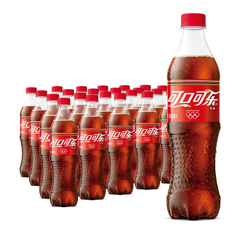 Coca-Cola 可口可乐 碳酸饮料 500mL*12瓶 31.5元