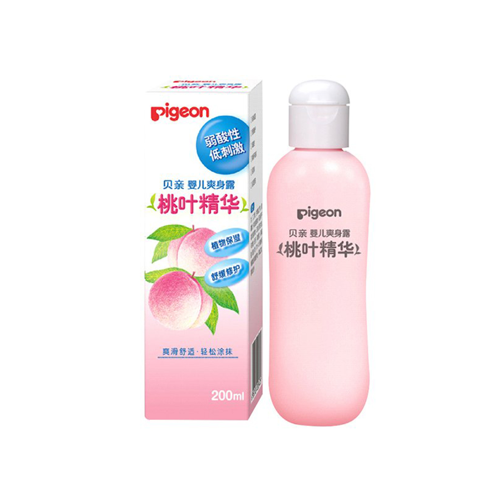 Pigeon 贝亲 桃叶精华系列 婴儿爽身露 国产版 200ml 19.75元（需用券）