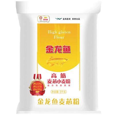 金龙鱼高筋麦芯小麦粉5kg×1袋 104元（合20.8元/件）