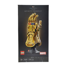 LEGO 乐高 漫威钢铁侠76191无限手套积木拼装成人蝙蝠男孩头盔 384.37元