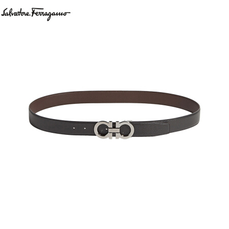 Salvatore Ferragamo 菲拉格慕 男士黑色牛皮革腰带 0689134_C 4200元（需用券）