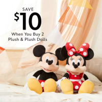 迪士尼的玩偶天团要过暑假啦~经典娃娃系列$16/个 买2个玩偶立减$10
