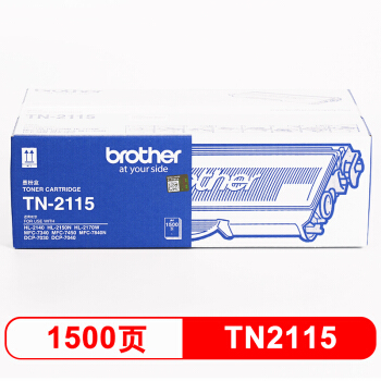 brother 兄弟 TN-2115 黑色低容墨粉仓 (适用HL2140 2150N DCP7030，MFC7450/7340) 226元