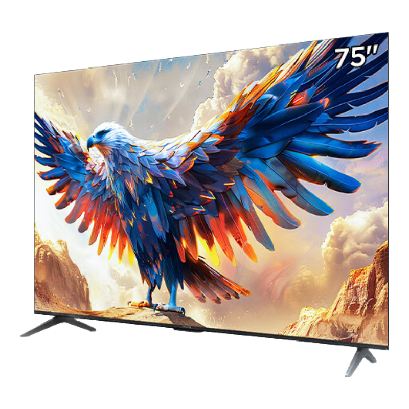 限地区：FFALCON雷鸟 送装一体版 鹏7 24款 75英寸游戏电视 144Hz HDMI2.1 4+64GB 4K液