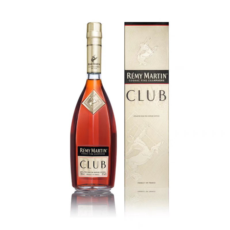 人头马 Remy Martin）Club 优质香槟区 干邑白兰地 洋酒 1000ml 有码 671.22元