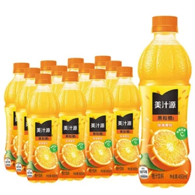 需入会：Minute Maid 美汁源 果粒橙 橙汁饮料 450ml*12瓶 35.46元包邮(叠省省卡到