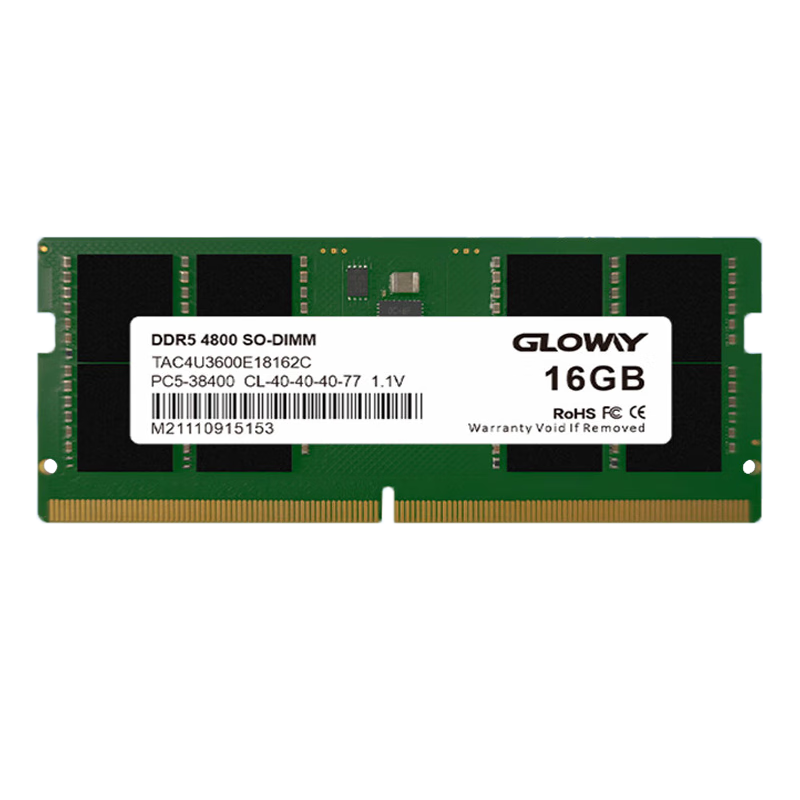 光威（Gloway）16GB DDR5 4800 笔记本内存条 天策S系列 助力AI 207.86元