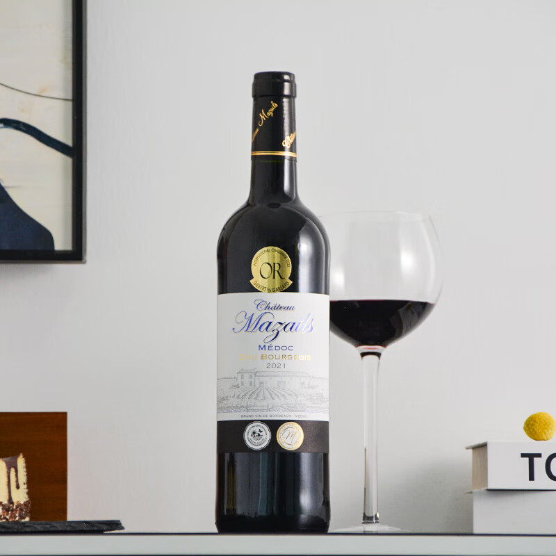 PLUS会员：博尔迪 好车 马莎城堡中级庄法国干红葡萄酒 2019年份 750ml*4件 174.7