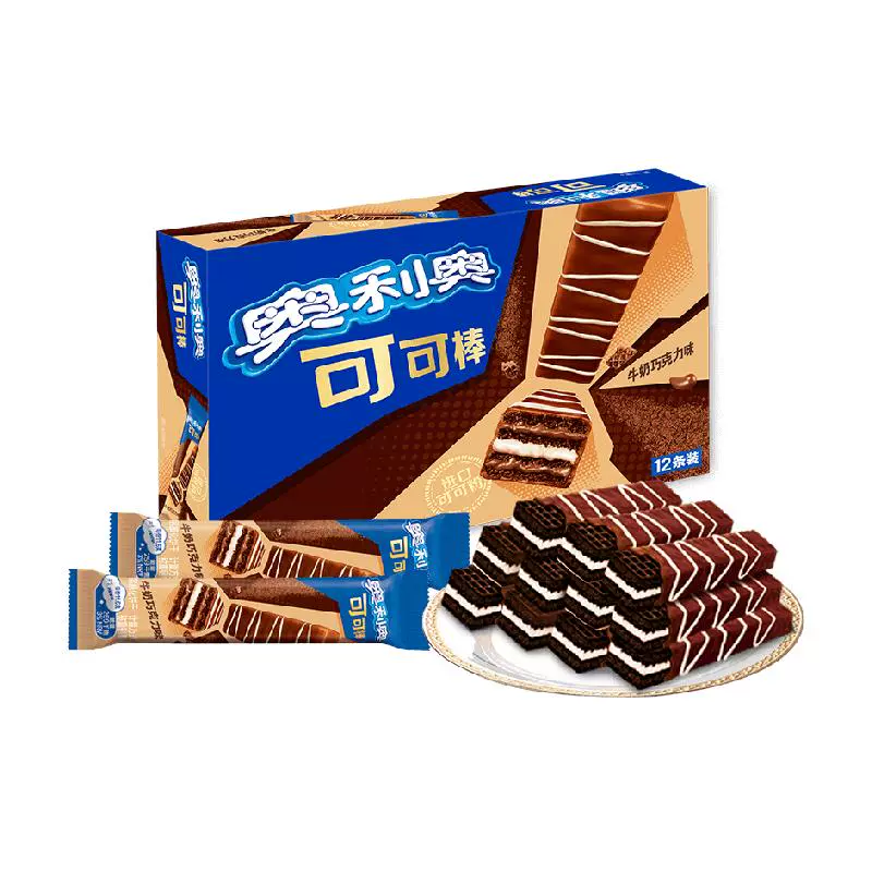 OREO 奥利奥 可可棒威化饼干巧克力味139.2g ￥3.7