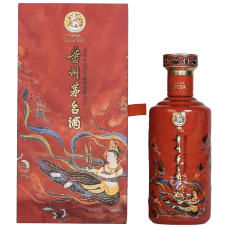 茅台 笙乐飞天 53° 酱香型白酒 500ml 1880.01元