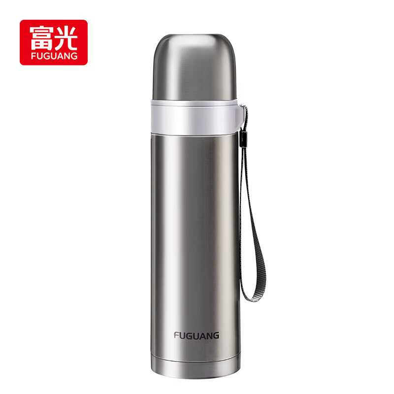 富光 FUGUANG 富光 心喜系列 WFZ6001-500T 保温杯 500ml 本色 39.9元