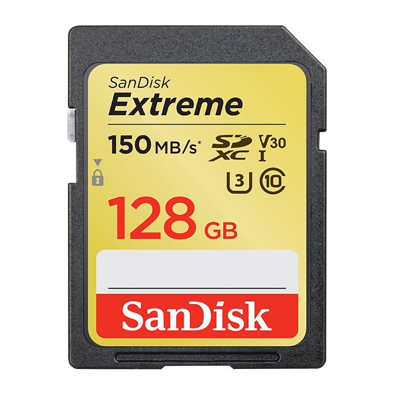 SanDisk 闪迪 128GB SD内存卡 4K V30 U3 C10 168.16元