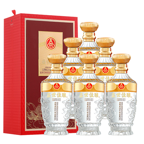 五粮液 52度浓香白酒 500mL*6瓶 整箱粮食酒 送礼年货 359.2元限时优惠到手358.2
