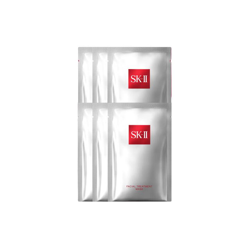 SK-II PITERA精华系列护肤面膜 6片加赠到手11片 628.5元（需用券）