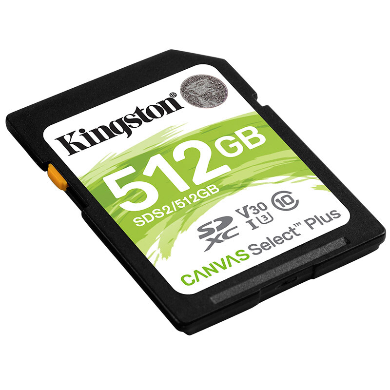 Kingston 金士顿 512GB U3 V30 内存卡 SD 存储卡高速升级版 299元