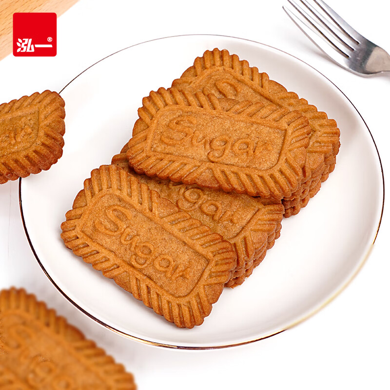 今日必买：泓一 焦糖饼干 500g 5.26元