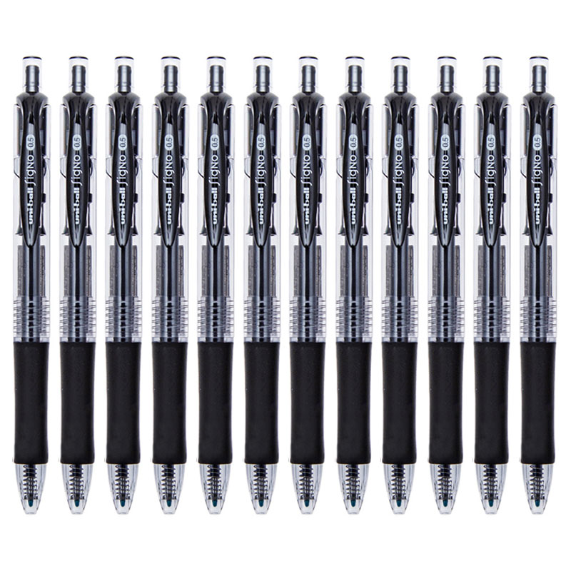 uni 三菱铅笔 三菱 UMN-152 按动中性笔 黑色 0.5mm 单支装 8.64元