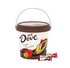 德芙（Dove）4.5g*60颗巧克力 桶装 270g 32.90元(plus会员32.3)